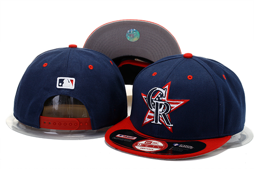 MLB Colorado Rockies NE Snapback Hat #15
